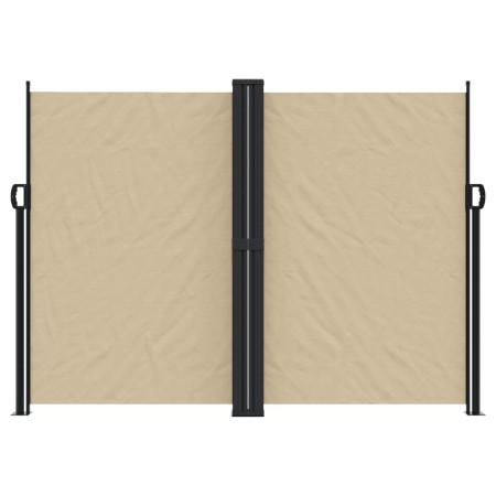 Tenda da Sole Laterale Retrattile Beige 180x1000 cm