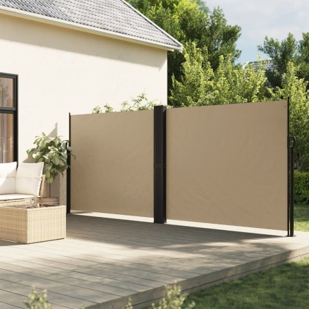 Tenda da Sole Laterale Retrattile Beige 180x1200 cm