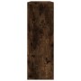 Mensola a Muro Rovere Fumo 104x20x58,5 cm Legno Multistrato