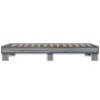 Giroletto Grigio Sonoma 90x200 cm Legno Multistrato e Metallo