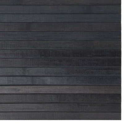 Tappeto Rettangolare Grigio 70x100 cm in Bambù