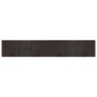 Tappeto Rettangolare Marrone Scuro 70x400 cm in Bambù