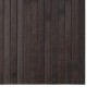 Tappeto Rettangolare Marrone Scuro 70x400 cm in Bambù