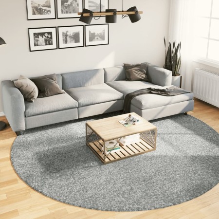 Tappeto Shaggy PAMPLONA a Pelo Lungo Moderno Verde Ø 280 cm