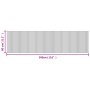 Tappeto Rettangolare Marrone 80x300 cm in Bambù