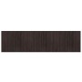 Tappeto Rettangolare Marrone Scuro 80x300 cm in Bambù