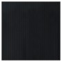 Tappeto Quadrato Nero 100x100 cm in Bambù