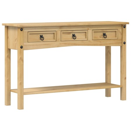 Tavolino Consolle Corona 114x34,5x73 cm Legno Massello di Pino