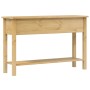 Tavolino Consolle Corona 114x34,5x73 cm Legno Massello di Pino