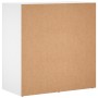 Credenze 2 pz Bianche 79x38x80 cm in Legno Multistrato