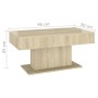 Tavolino da Salotto Rovere Sonoma 96x50x45cm Legno Multistrato