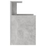 Comodini 2pz Grigio Cemento 40x35x60 cm in Legno Multistrato