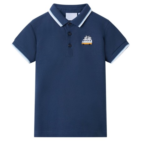 Polo da Bambino Blu Scuro 140