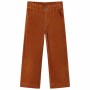 Pantaloni per Bambini in Velluto a Coste Cognac 140