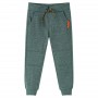 Pantaloni Tuta per Bambini Verde Scuro 116