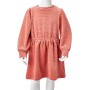 Abito da Bambina a Maniche Lunghe Rosa Medio 116