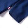 Maglietta per Bambini Maniche Lunghe Blu Marino 116