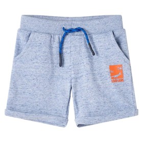 Pantaloncini per Bambini con Coulisse Blu Mélange 116