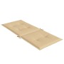 Cuscini Sedia Schiena Alta 6 Beige Mélange 120x50x4 Tessuto