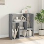 Mobili TV 2 pz Grigio Sonoma 75x30x50 cm in Legno Multistrato