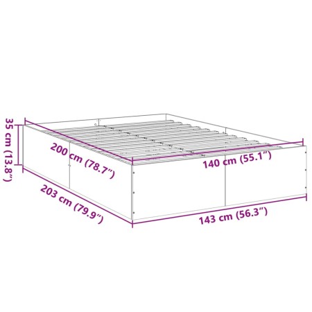 Giroletto Grigio Cemento 140x200 cm in Legno Multistrato