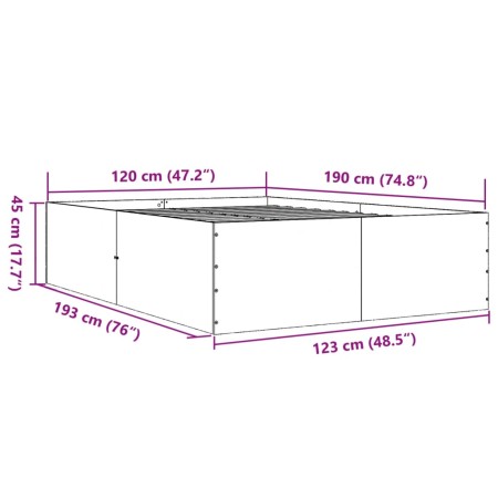 Giroletto Grigio Cemento 120x190 cm in Legno Multistrato