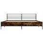 Giroletto Rovere Fumo 200x200 cm in Legno Multistrato e Metallo