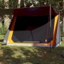 Tenda da Campeggio 2 Persone Grigio e Arancione Impermeabile