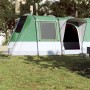 Tenda da Campeggio a Tunnel per 4 Persone Verde Impermeabile