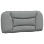 Letto con Materasso Grigio Chiaro 90x190 cm in Tessuto