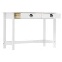 Consolle Hill con 2 Cassetti 110x45x74 cm in Massello di Pino