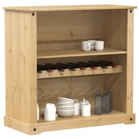 Cantinetta per Vini Corona 107,5x51x105,5cm Legno Massello Pino