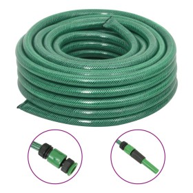 Set Tubo da Giardino con Raccordi Verde 0,75" 20 m in PVC