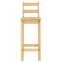 Set da Bar 5 pz in Legno Massello di Pino