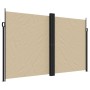 Tenda da Sole Laterale Retrattile Beige 200x600 cm