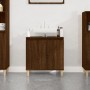 Mobile Lavabo Rovere Marrone 58x33x60 cm in Legno Multistrato