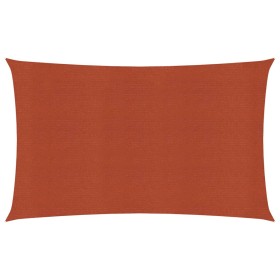 Vela Parasole 160 g/m² Terracotta 3x6 m in HDPE