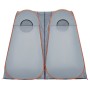 Tenda Privacy Pop-Up Grigio e Arancione Impermeabile