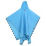 Poncho Antipioggia con Cappuccio Design 2 in 1 Blu 223x145 cm