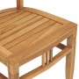 Set da Pranzo da Giardino 5 pz in Legno Massello di Teak