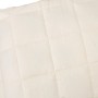 Coperta Ponderata Crema Chiaro 220x235 cm 15 kg Tessuto