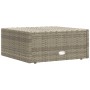 Set Divani da Giardino 8 pz con Cuscini in Polyrattan Grigio