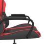 Sedia da Gaming Nera e Rossa in Similpelle