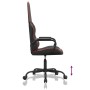 Sedia da Gaming Nera e Rossa in Similpelle