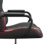 Sedia da Gaming Nera e Rossa in Similpelle