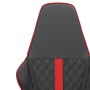 Sedia da Gaming Nera e Rossa in Similpelle