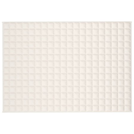 Coperta Ponderata Crema Chiaro 140x200 cm 6 kg Tessuto