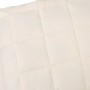 Coperta Ponderata Crema Chiaro 140x200 cm 6 kg Tessuto