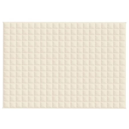 Coperta Ponderata Crema Chiaro 140x200 cm 6 kg Tessuto