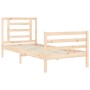 Giroletto con Testiera 90x200 cm in Legno Massello